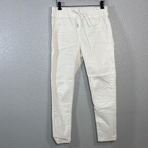 BEVY FLOG Cream Casual Pants